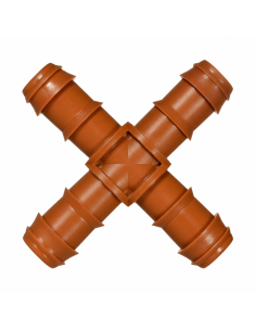 Cruz marrón 16 x 16 x 16 x 16 mm