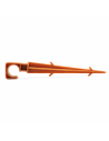 Estaca marrón para tubería de 16 a 20 mm