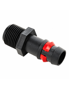 Espiga rosca macho con anilla de seguridad 20 mm x 1/2 pulgada