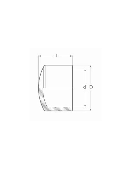 TAPON PVC ENCOLAR HEMBRA 140 mm