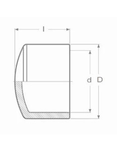 TAPON PVC ENCOLAR HEMBRA 250 mm 2