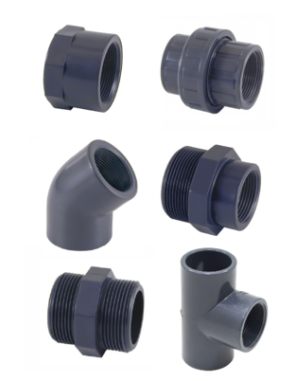 Accesorios de PVC para roscar